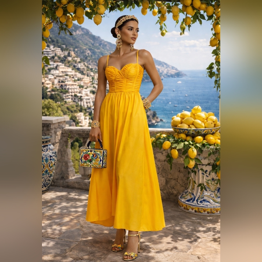 Elegant Strapless Dress